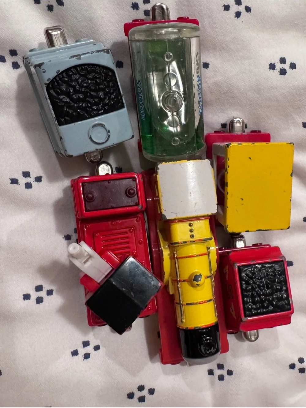 6 Piece Thomas & Friends Bee Car Molly Paint Car Hose Car Lot Collectible